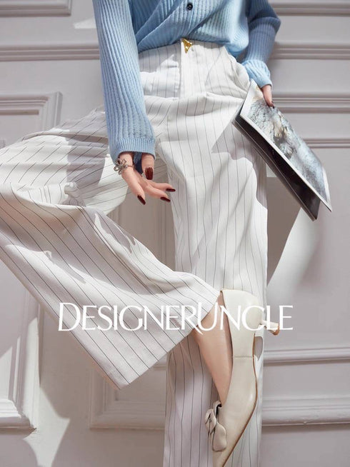 Stripe Wide Leg Trouser